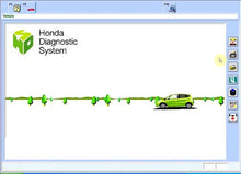 Carica l'immagine nel visualizzatore di Gallery, Honda Diagnostic System interface showcasing J2534 Pass Thru Software features for vehicle diagnostics.
