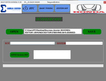 Carica l'immagine nel visualizzatore di Gallery, HONDA MULTI EDITOR V1.39 - OBDbytes for Car Chip Tuning