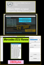 Carica l'immagine nel visualizzatore di Gallery, Mercedes_IMMO OFF_(FBS4) and MB_ECU_Renew - OBDbytes for Car Chip Tuning