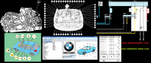 Carica l'immagine nel visualizzatore di Gallery, Automotive files with service manuals, software interfaces, wiring diagrams, and repair data illustrations.