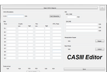 Carica l'immagine nel visualizzatore di Gallery, Automotive PRO GIGA Package interface showing CAS III Editor for EEPROM data management.