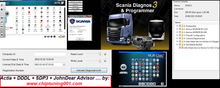 Carica l'immagine nel visualizzatore di Gallery, Heavy vehicles diagnostic software for trucks and buses including DDDL, John Deere, Actia, and SDP3.