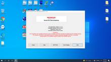 Carica l'immagine nel visualizzatore di Gallery, HONDA HDS software package interface on desktop screen.