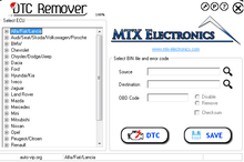 Carica l'immagine nel visualizzatore di Gallery, Interface of DTC Remover by MTX Electronics for DPF EGR adjustments.