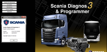 Carica l'immagine nel visualizzatore di Gallery, Heavy vehicles trucks and buses diagnostic and programming software interface.
