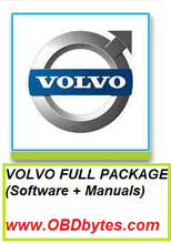 Carica l'immagine nel visualizzatore di Gallery, VOLVO Full Package software and manuals logo with OBDbytes website link.