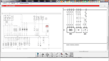 將圖片載入圖庫檢視器 Automotive files software with wiring diagrams and repair manuals display.