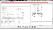 Carica l'immagine nel visualizzatore di Gallery, Car diagnostics software wiring diagram showing ABS control module.