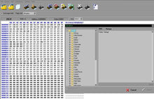 Carica l'immagine nel visualizzatore di Gallery, Airbag reset software interface displaying crash data codes and car brand options.
