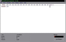 Carica l'immagine nel visualizzatore di Gallery, VAG cars diagnostic software interface showing EEPROM programming for mileage setting.
