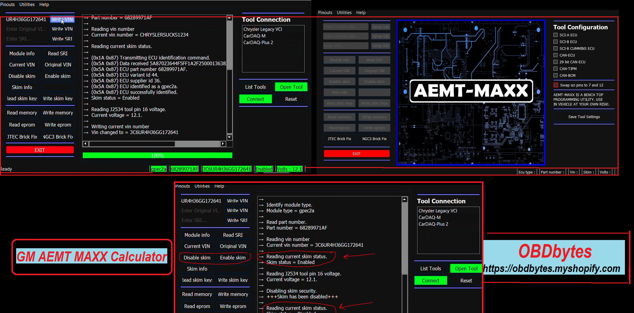 GM AEMT MAXX Calculator  Software - OBDbytes for Car Chip Tuning
