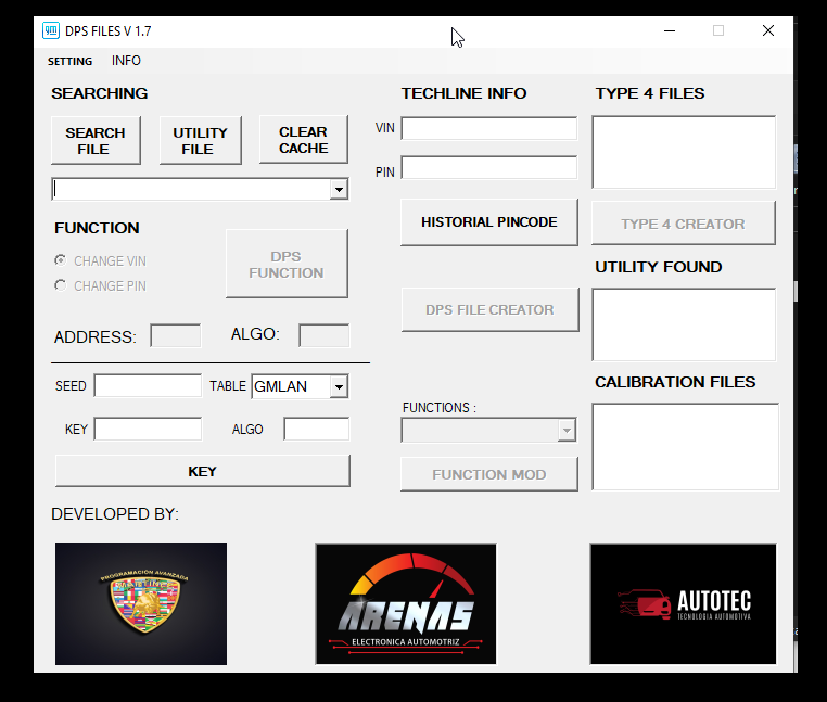 GM DPS Files Creator and Unlocker Tool