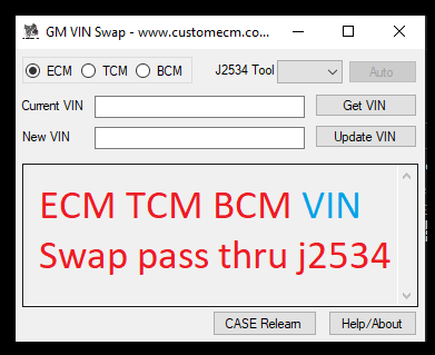 GM VIN Change App (ELM327/J2534) - OBDbytes for Car Chip Tuning