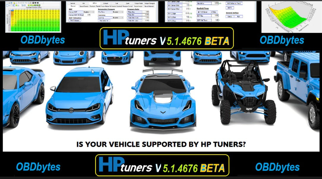 HPTuners VCM V5.1.4676 Latest Beta - OBDbytes for Car Chip Tuning