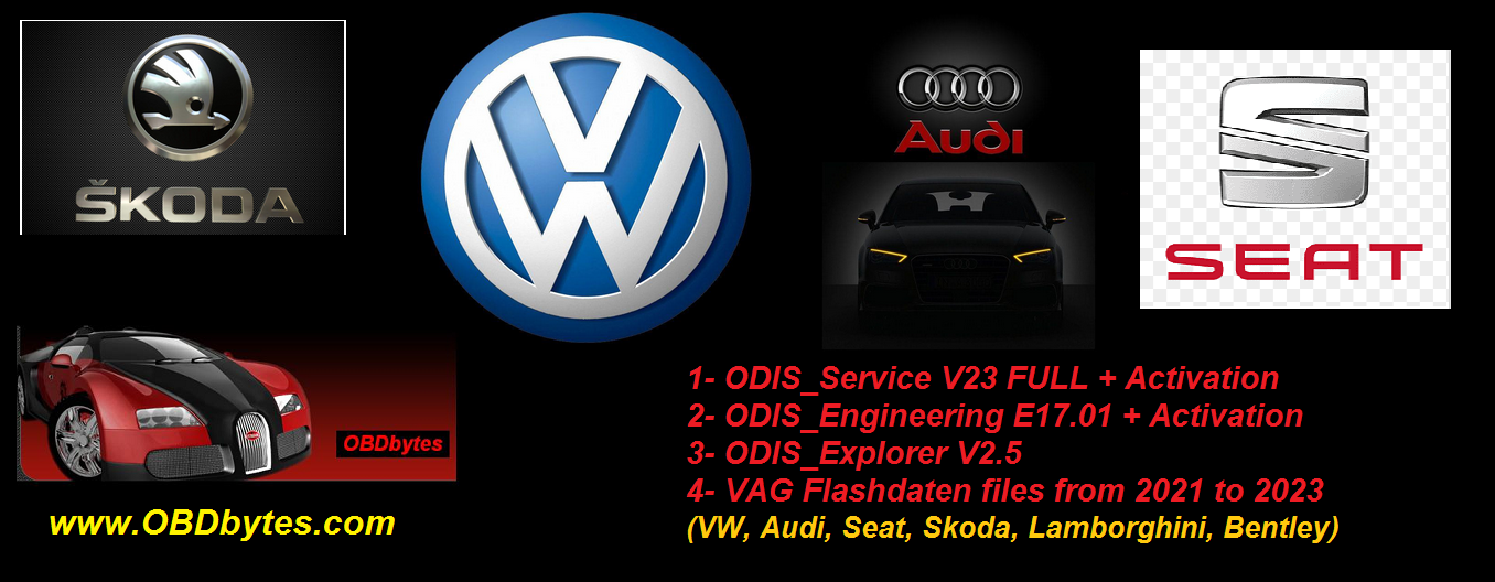 VAG Cars New Software Package + up to date flashdaten files (ODIS_S V23 + ODIS_E V17.01)