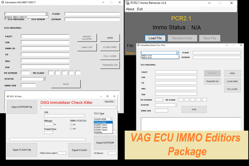 4_New_VAG_ECU_IMMO_Editors and Calculators - OBDbytes for Car Chip Tuning