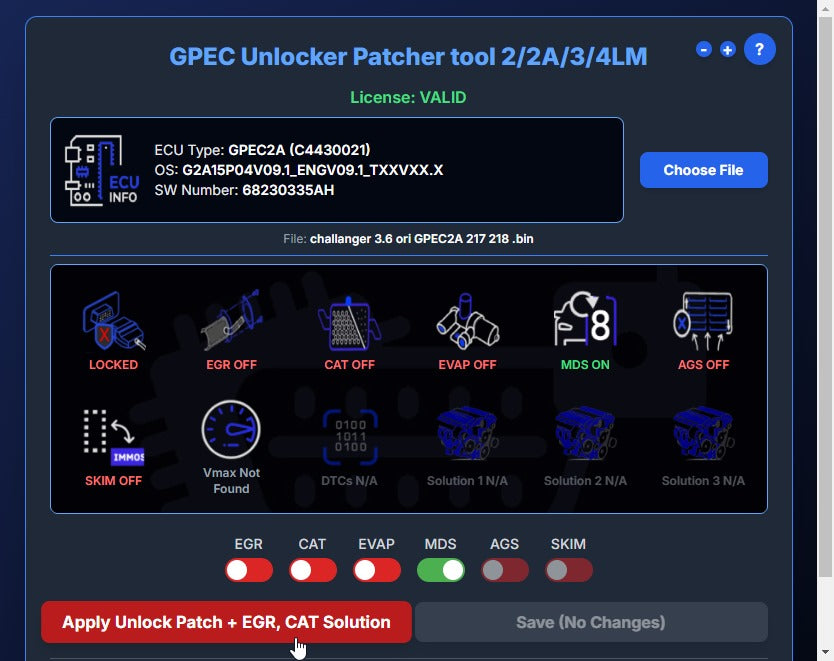 Software Tools for GPEC2/2A/3/4LM ECU’s to Perform OBD Unlock Patch