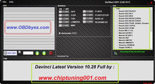 Charger l&#39;image dans la galerie, Davinci Latest Version 10.28 (many ECUs have been added in this Update) EGR DPF DTC ADBLUE Removers Software
