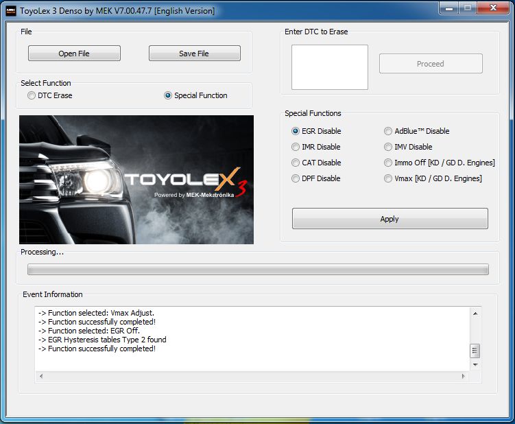 ToyoleX3 Software + KeyGen