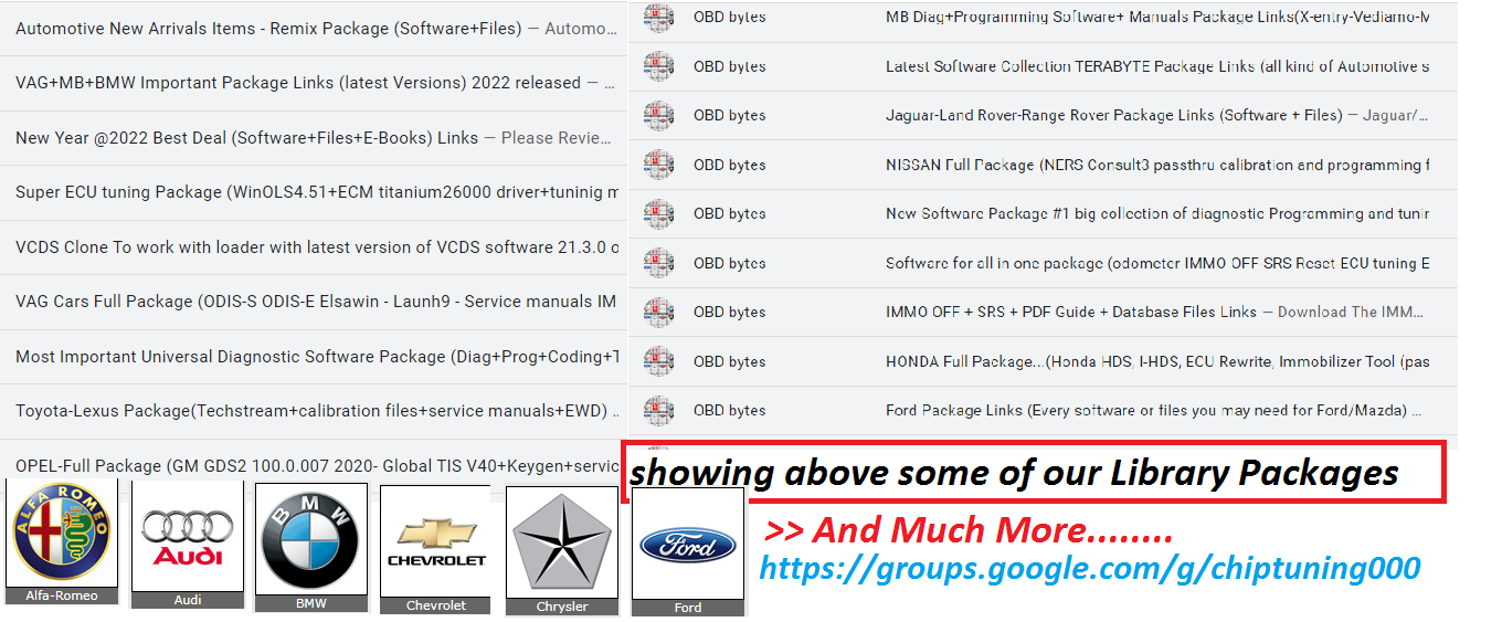 Free Download For One Lifetime Payment (Download Automotive Software+Files) and stay up to date